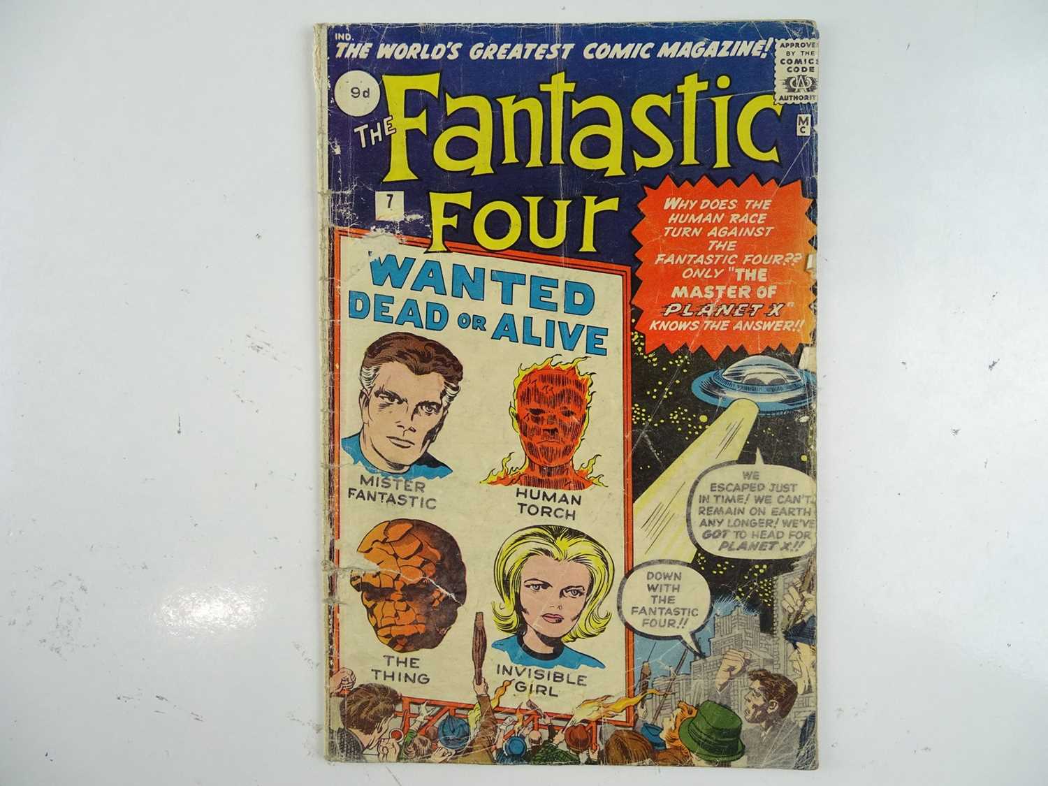 Lot 17 - FANTASTIC FOUR #7 (1962 - MARVEL - UK Price...